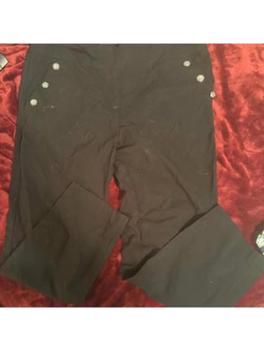 2 Pairs of Women's XL Leggings - 1 Black, 1 Black & White - Picture 3 of 5